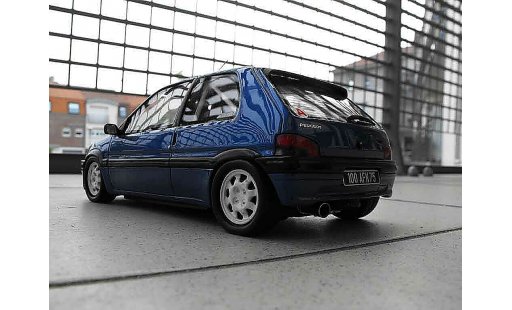 Peugeot 106 XSI 1/18 Ottomobile phase 1 azul jantes 205 gti 1993 coche miniatura