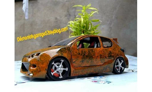 Peugeot 206 WRC 1/18 Norev street racer coche miniatura