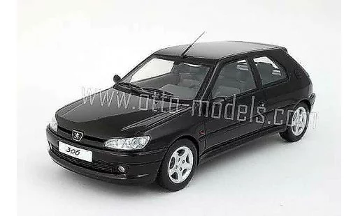 Peugeot 306 S16 1/18 Ottomobile negro 1998 coche miniatura