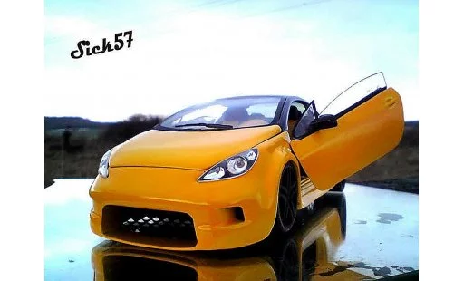 Peugeot 307 CC 1/18 Solido show car amarillo coche miniatura