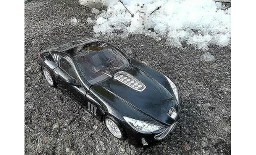 Peugeot 907 Concept 1/18 Burago car 2004 coche miniatura