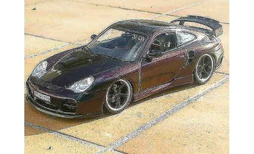 Porsche 911 Turbo 1/18 Hotworks techart cameleon coche miniatura