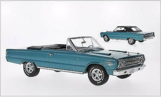 Plymouth Belvedere GTX Convertible 1/18 Greenlight metalico turquesa 1967 coche miniatura