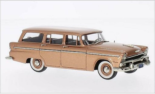 Plymouth Belvedere Suburban 1/43 Brooklin cobre 1955 coche miniatura