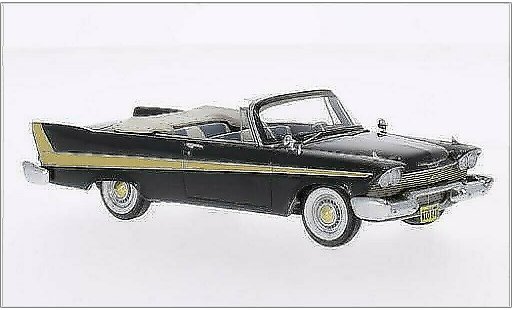Plymouth Fury Convertible 1/43 Neo negro 1958 coche miniatura