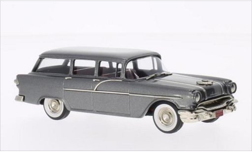 Pontiac Chieftain Station Wagon 1/43 Brooklin 860 metalico gris 1956 coche miniatura