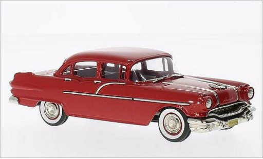 Pontiac Chieftain Sedan 1/43 Brooklin 870 rojo 1956 coche miniatura
