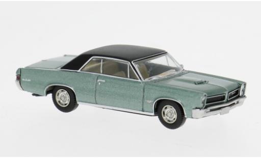 Coche miniatura Pontiac GTO Coupe gr&Atilde;&frac14;n/schwarz 1965 1/87 Brekina