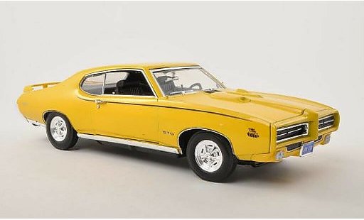 Pontiac GTO The Judge 1/18 Motormax amarillo 1969 coche miniatura
