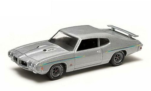 Pontiac GTO The Judge 1/64 Greenlight gris 1970 coche miniatura