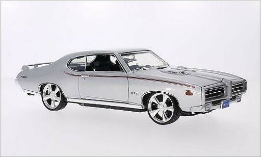 Pontiac GTO The Judge 1/18 Motormax Tuning metalico gris/Dekor 1969 coche miniatura