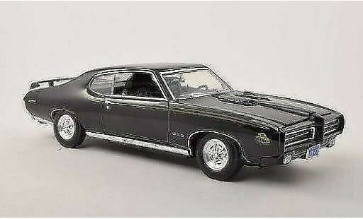 Pontiac GTO 1969 1/18 Motormax negro coche miniatura