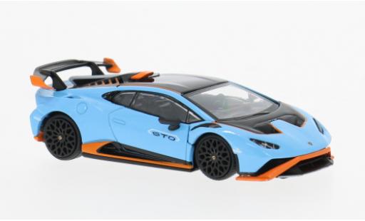 Coche miniatura Lamborghini Huracan 1/64 Pop Race STO blau/naranja 1:64 Lamborghini Huracan 1/64 Pop Race STO blau/naranja 1:64 coche miniatura