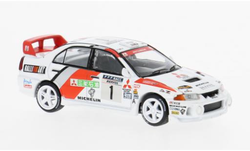 Mitsubishi Lancer 1/64 Pop Race Evo IV Rally Catalunya 1997 Ralliart #1 1:64 coche miniatura