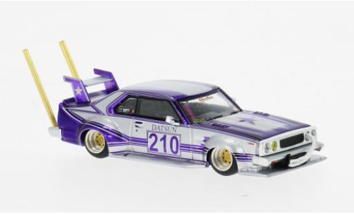 Coche miniatura Nissan Skyline 1/64 Pop Race C210 violett/silber 1:64 Nissan Skyline 1/64 Pop Race C210 violett/silber 1:64 coche miniatura