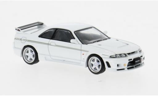 Coche miniatura Nissan Skyline 1/64 Pop Race GT-R Nismo 400R weiss 1:64 Nissan Skyline 1/64 Pop Race GT-R Nismo 400R weiss 1:64 coche miniatura