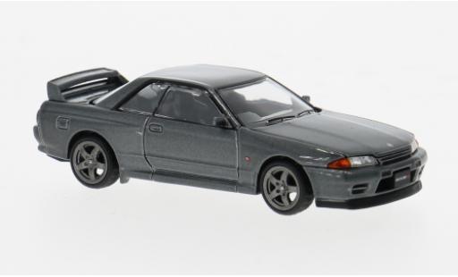 Coche miniatura Nissan Skyline 1/64 Pop Race GT-R R32 grau 1:64 Nissan Skyline 1/64 Pop Race GT-R R32 grau 1:64 coche miniatura