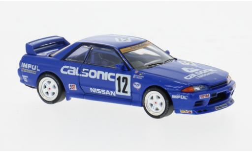 Coche miniatura Nissan Skyline 1/64 Pop Race GT-R (R32) JTC 1990 Calsonic #12 1:64 Nissan Skyline 1/64 Pop Race GT-R (R32) JTC 1990 Calsonic #12 1:64 coche miniatura