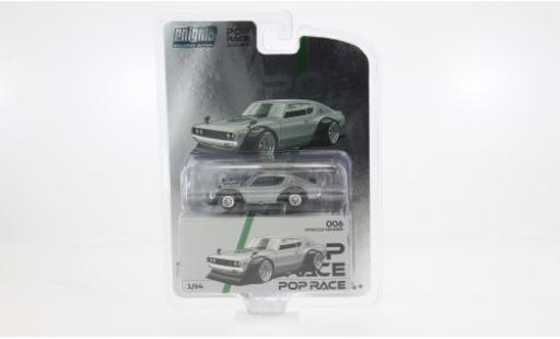 Coche miniatura Nissan Skyline 1/64 Pop Race GT-R V8 Drift silber 1:64 Nissan Skyline 1/64 Pop Race GT-R V8 Drift silber 1:64 coche miniatura