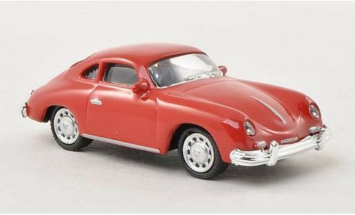 Porsche 356 A A 1/87 Schuco Coupe rojo coche miniatura