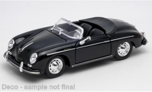 Porsche 356 1/24 Welly A Speedster schwarz 1:24 coche miniatura