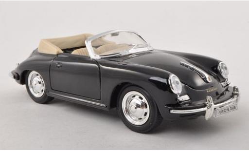 Coche miniatura Porsche 356 1/24 Welly B Cabriole schwarz 1:24 Porsche 356 1/24 Welly B Cabriole schwarz 1:24 coche miniatura
