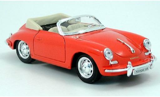 Coche miniatura Porsche 356 1/24 Welly B rojo 1:24 Porsche 356 1/24 Welly B rojo 1:24 coche miniatura