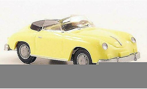 Porsche 356 C C 1/87 Wiking Descapotable amarillo coche miniatura