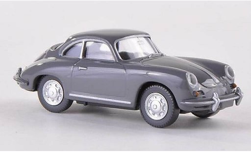 Porsche 356 Base 1/87 Wiking SC Coupe gris coche miniatura