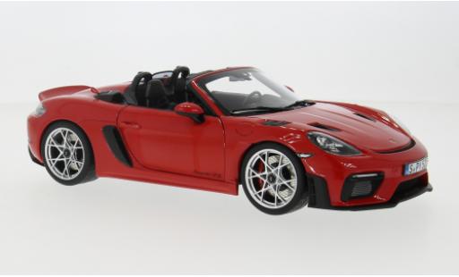 Porsche 718 1/18 Norev Spyder RS rojo 1:18 coche miniatura