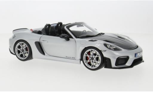 Coche miniatura Porsche 718 1/18 Norev Spyder RS silber 1:18 Porsche 718 1/18 Norev Spyder RS silber 1:18 coche miniatura