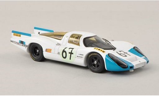 Porsche 907 Base 1/43 Spark No.67 24h Le Mans 1968 /H.Linge coche miniatura