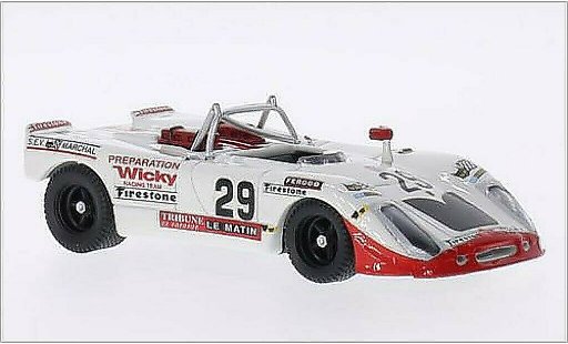 Porsche 908 1971 1/43 Best Flunder RHD No.29 Wicky Racing Team 24h Le Mans /M.Cohen coche miniatura