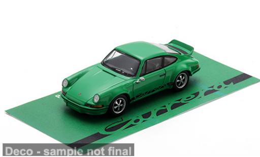Porsche 911 1/64 Spark 2.8 RSR gr&uuml;n/schwarz 1973 1:64 coche miniatura