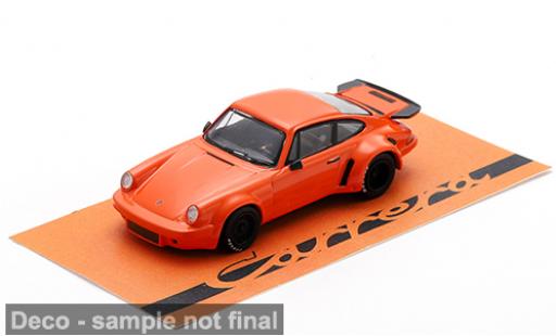 Porsche 930 RSR 1/64 Spark 911 3.0 naranja/schwarz 1974 1:64