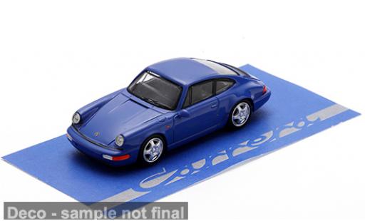 Porsche 964 1/64 Spark 911  3.6 RS blau/grau 1992 1:64 coche miniatura