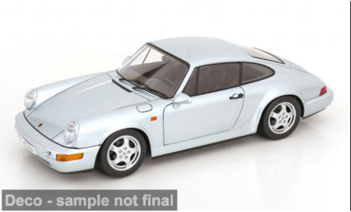 Coche miniatura Porsche 911 RS plateado 1992 1/12 KK Scale