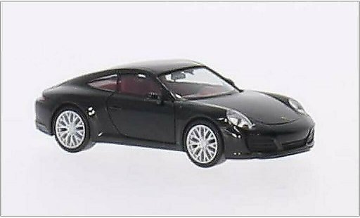 Porsche 911 S 1/87 Herpa Carrera negro 2015 coche miniatura
