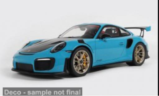 Porsche 991 GT2 RS 1/12 GT Spirit 911 (.2) blau/schwarz 2018 1:12 coche miniatura