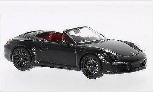 Porsche 911 GTS 1/43 Schuco Carrera 4 Descapotable negro/negro 2014 coche miniatura