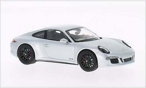 Porsche 911 GTS 1/43 Schuco Carrera 4 gris coche miniatura