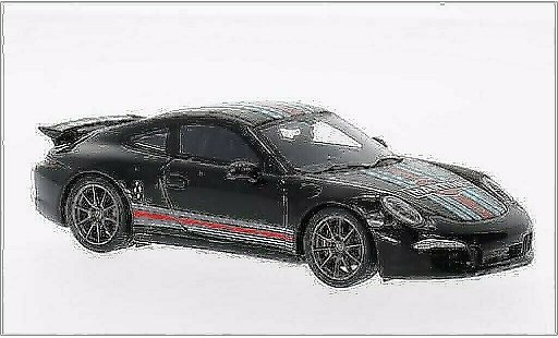 Porsche 911 S 1/43 Spark Carrera Aerokit negro 2014 coche miniatura