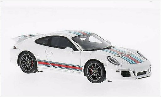 Porsche 911 S 1/43 Spark Carrera Aerokit blanco 2014 coche miniatura