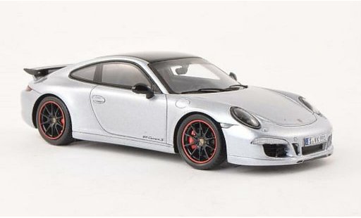 Porsche 911 S 1/43 Spark Carrera Exclusive gris coche miniatura