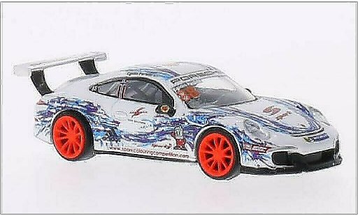 Porsche 911 Base 1/64 Spark No.88 y PCCA Malaysia 2015 coche miniatura