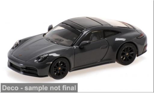 Porsche 992 1/64 Minichamps 911 (.2) Carrera grau 2025 1:64 coche miniatura