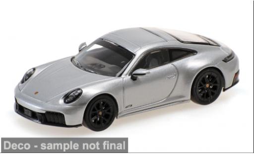 Porsche 992 GTS 1/64 Minichamps 911 (.2) Carrera grau 2025 1:64 coche miniatura