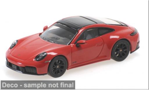 Porsche 992 GTS 1/64 Minichamps 911 (.2) Carrera rojo 2025 1:64