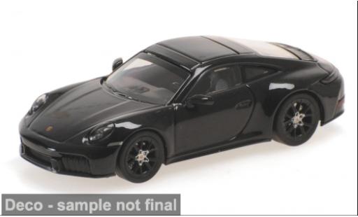 Porsche 992 GTS 1/64 Minichamps 911 (.2) Carrera schwarz 2025 1:64 coche miniatura