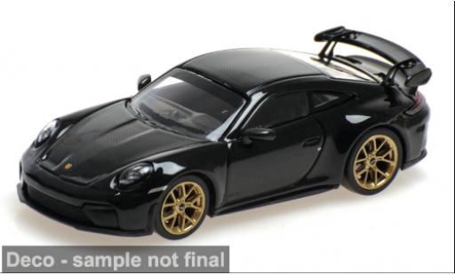 Porsche 992 GT3 1/64 Minichamps 911 (.2) schwarz 2025 1:64 coche miniatura